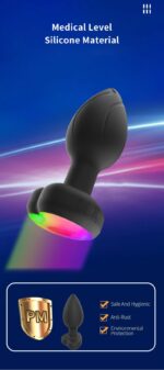 10 Speed Remote Anal Vibrator With Magnetic Charge And Smartphone Control 7