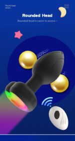 10 Speed Remote Anal Vibrator With Magnetic Charge And Smartphone Control 8