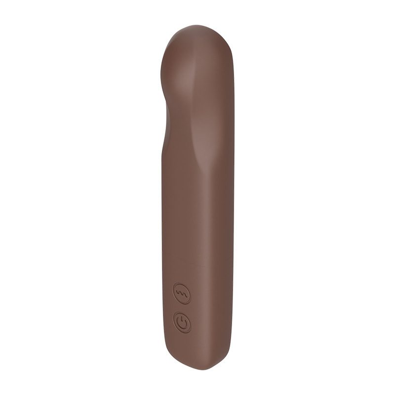 16 Freq Waterproof Chocolate Vibrator Coffee Brown 4