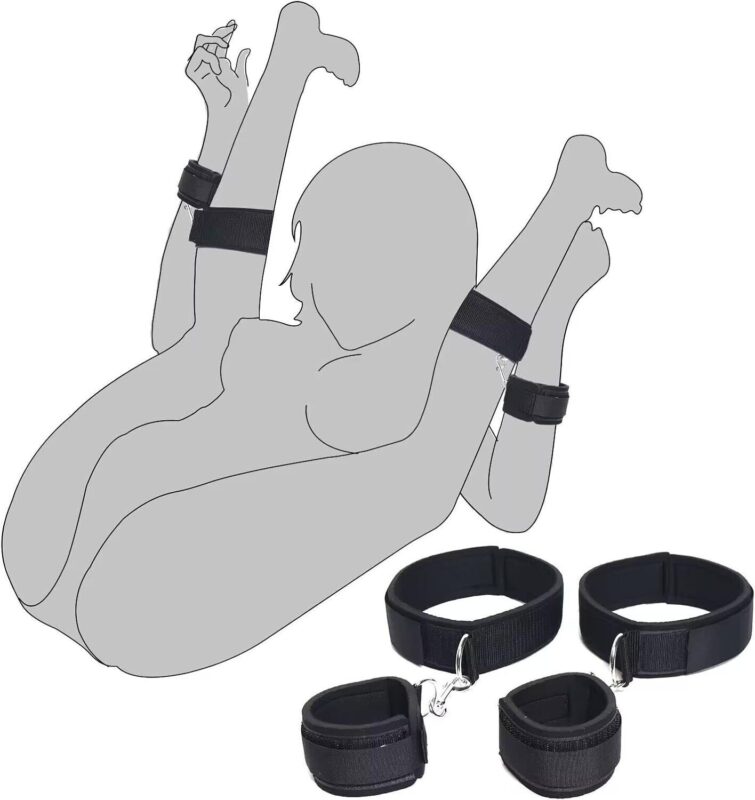 2nd Gen Neoprene Restraint Set Adjustable Enhances Intimacy 11