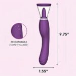 3 In 1 Rechargeable Sex Toy With 8x8 Vibration