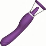 3 In 1 Rechargeable Sex Toy With 8x8 Vibration Purple