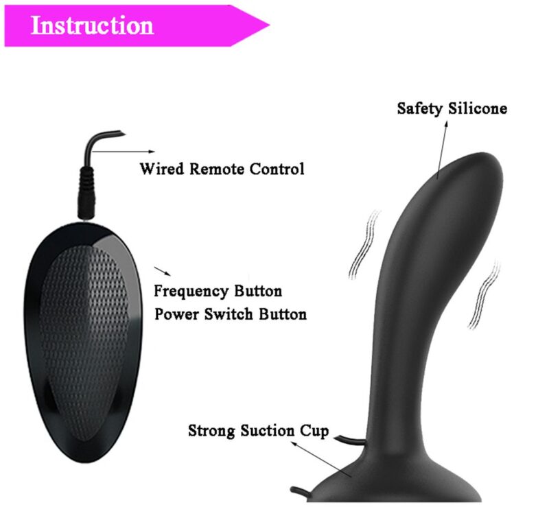 7 Mode Silicone Anal Bead Plug With Suction Cup For Waterproof Sensual Delights 7