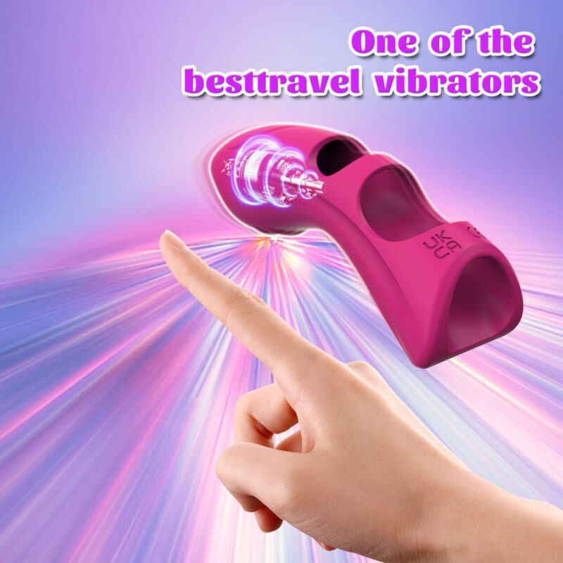 Adult Wearable Fingertip Toy Silicone Colors Rose Red Purple Local Button Max 50 Noise 4