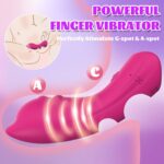 Adult Wearable Fingertip Toy Silicone Colors Rose Red Purple Local Button Max 50 Noise 5