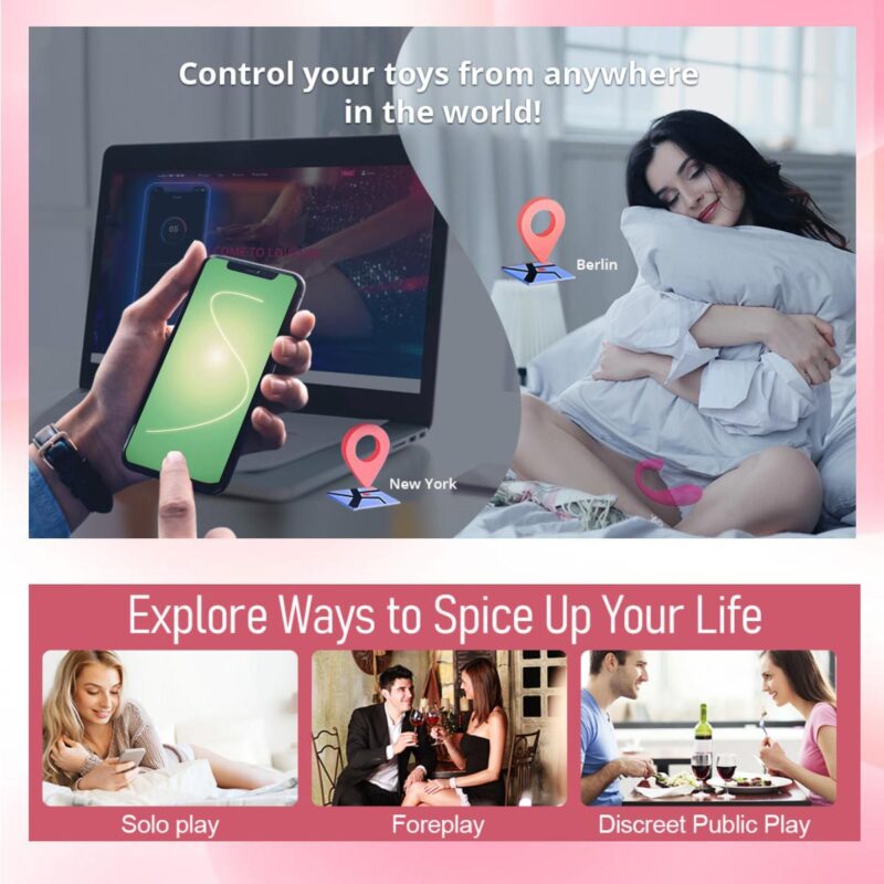 App Remote Control Egg Vibrator Silicone Colors Rose Red Purple Self Pleasure Button Max 50 Noise 11