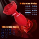 App Remote Control Rotating Anal Plug Silicone Black Red For Adults 13