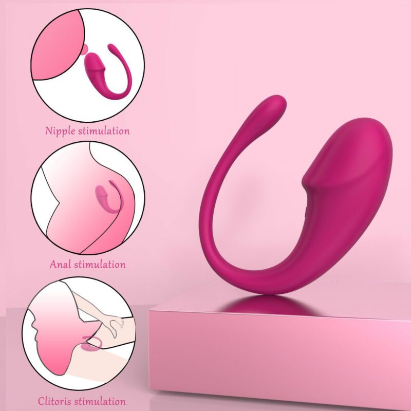 App Wireless Bullet Vibrator For Women Silicone Abs 50db Noise Remote Control 5