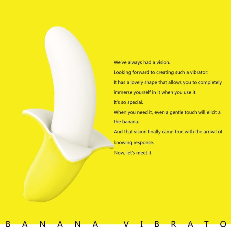 Banana Shaped Strong Vibration Masturbation Stick 7