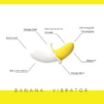 Banana Shaped Strong Vibration Masturbation Stick 8