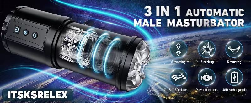 Blowjob Machine Style Male Sex Toy With Thrusting Rotating And Licking Modes 2