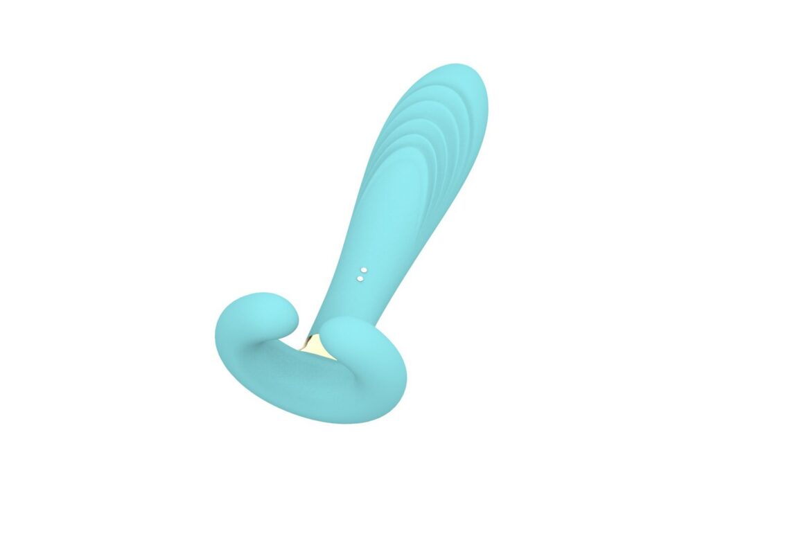 C Shaped Bull Horn Vibrator 10 Freq Mag Recharge Waterproof Adult Intimacy 4