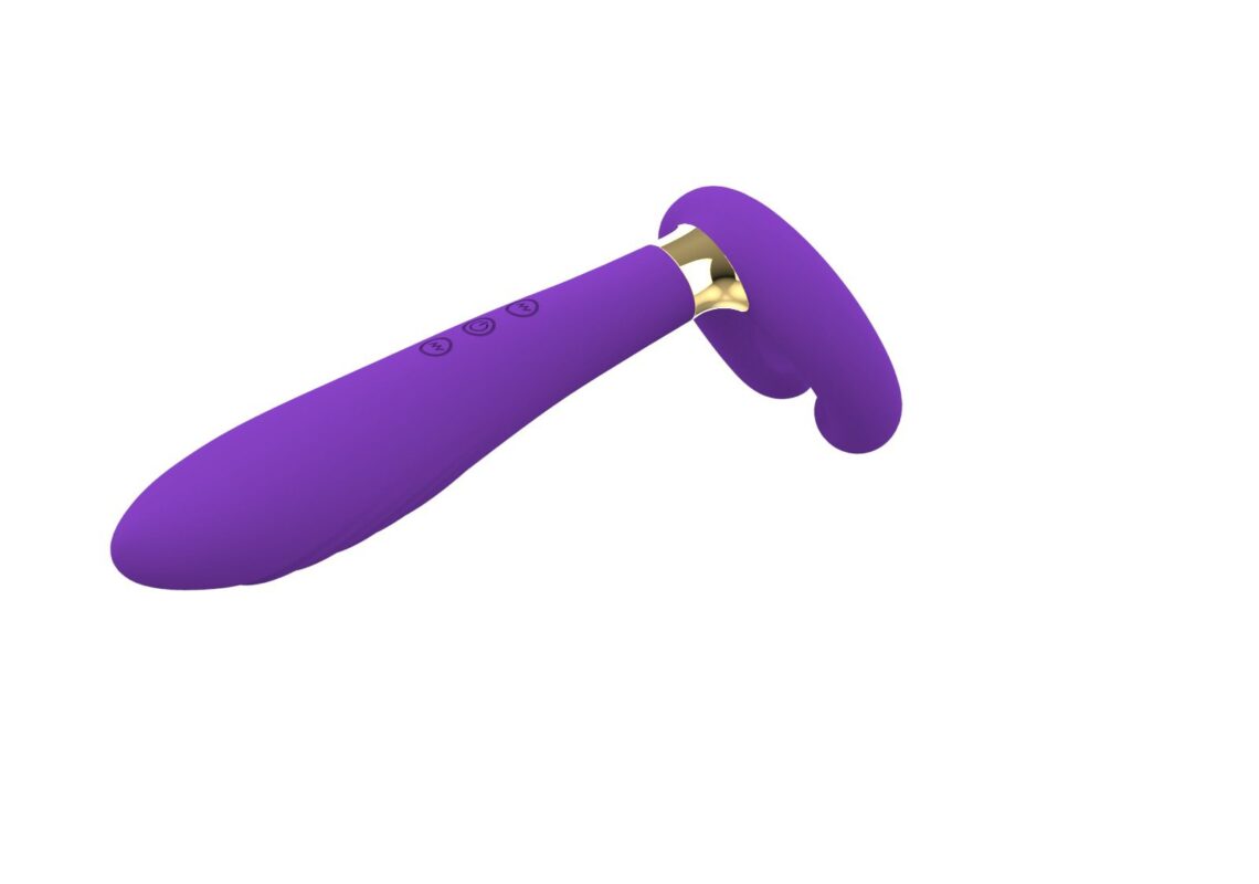 C Shaped Bull Horn Vibrator 10 Freq Mag Recharge Waterproof Adult Intimacy 8