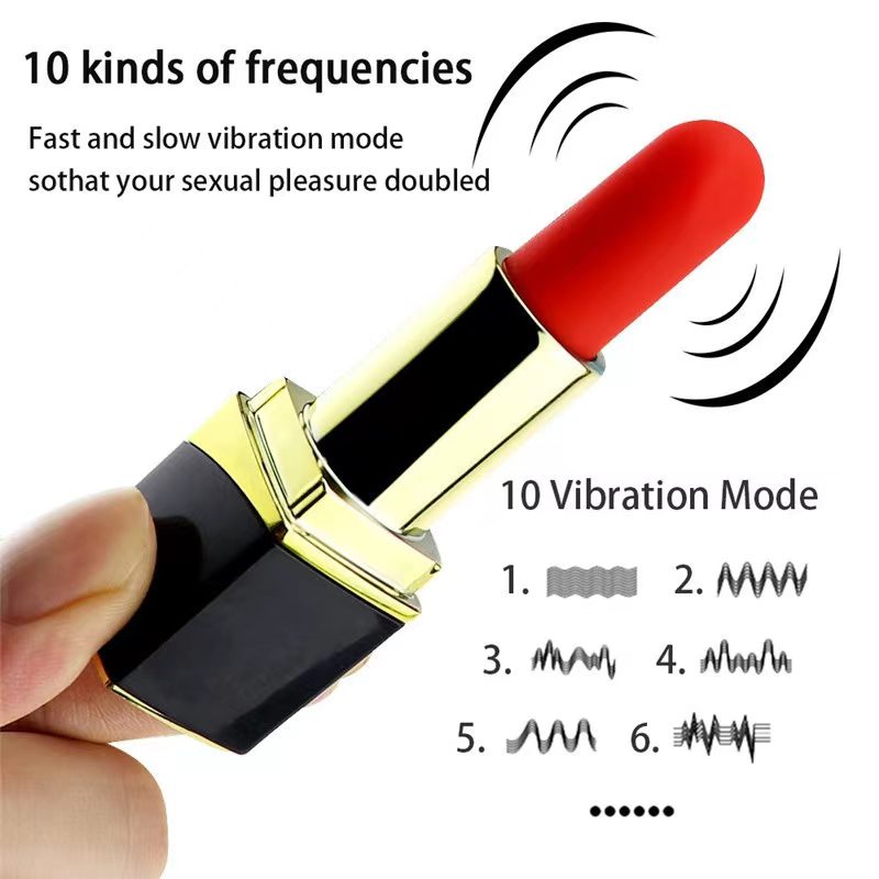 Discreet 10 Speed Waterproof Vibrator Portable Pleasure Toy For Women Couples 3