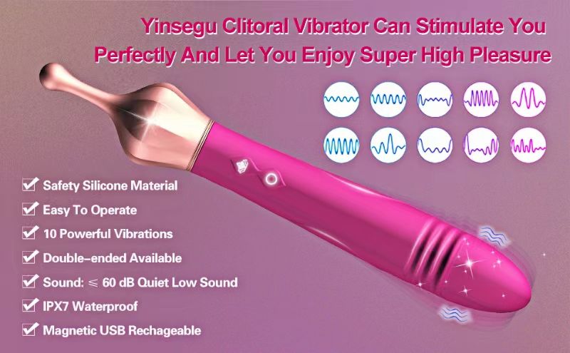 Double Ended Vibrator Strong Vibration Massage 2