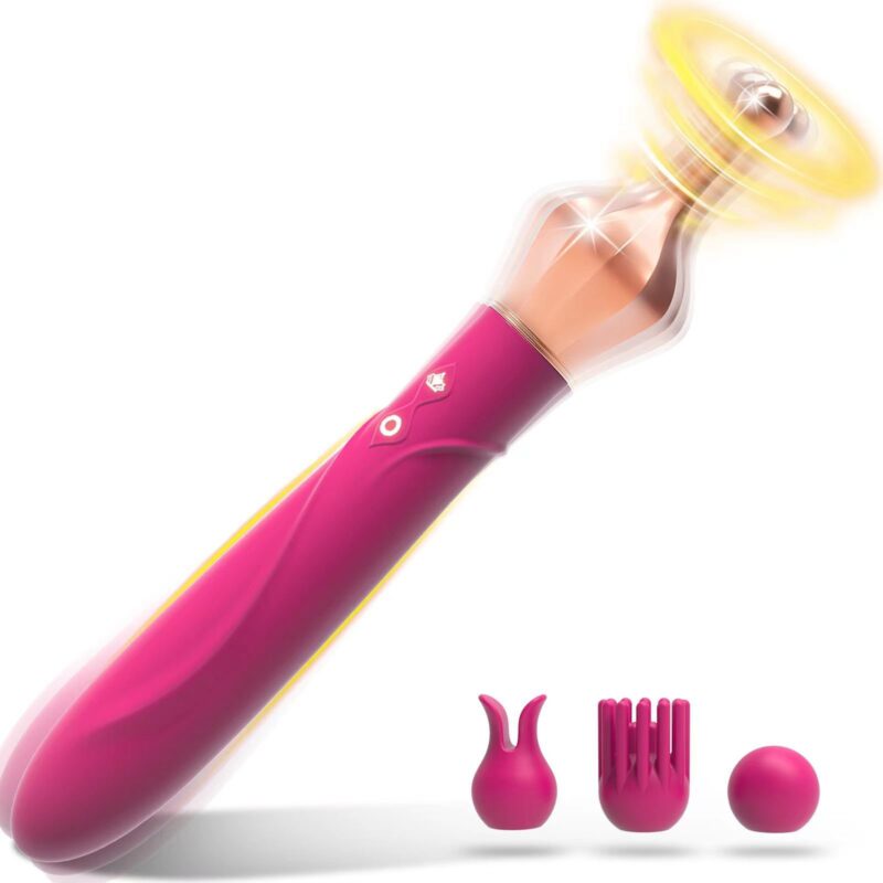 Double Ended Vibrator Strong Vibration Massage Pink