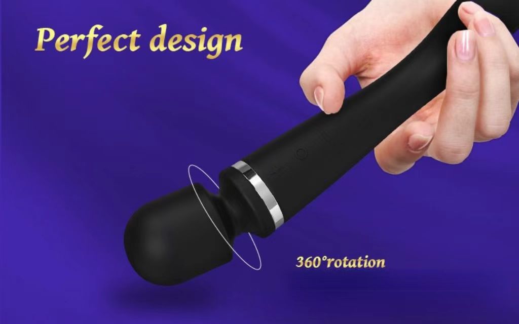 Dual Headed Vibrator 10 Quiet Vibes Abs Med Grade Silicone Luxurious 2