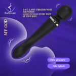 Dual Headed Vibrator 10 Quiet Vibes Abs Med Grade Silicone Luxurious 7