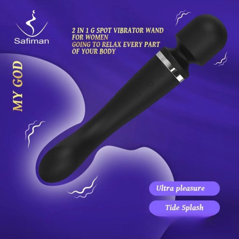 Dual Headed Vibrator 10 Quiet Vibes Abs Med Grade Silicone Luxurious 7