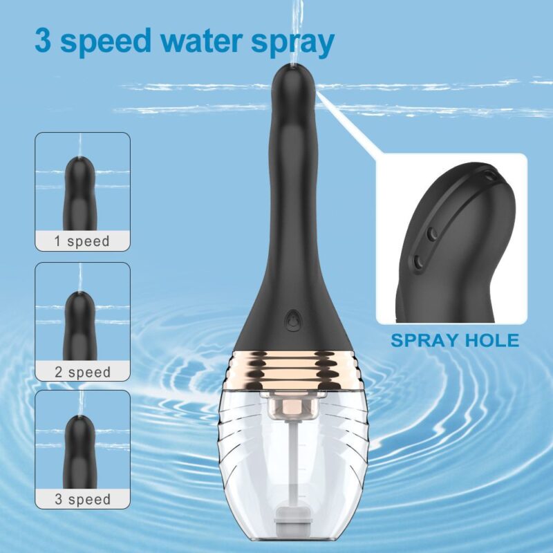 Electric Vibrating Enema Cleaner For Couples Adult Product 11