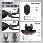 Fast Charging Inflatable Anal Plug With 10 Vibration Modes 4