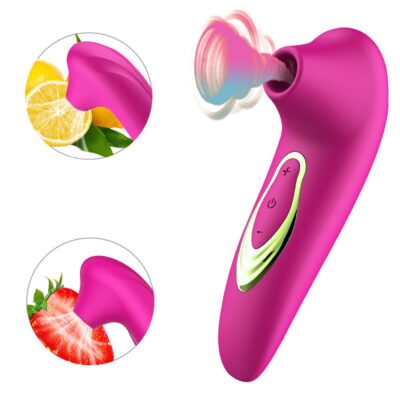 Female 5 Frequency Rose Suction Vibrator For Self Pleasure 11