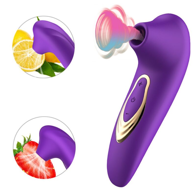 Female 5 Frequency Rose Suction Vibrator For Self Pleasure 17