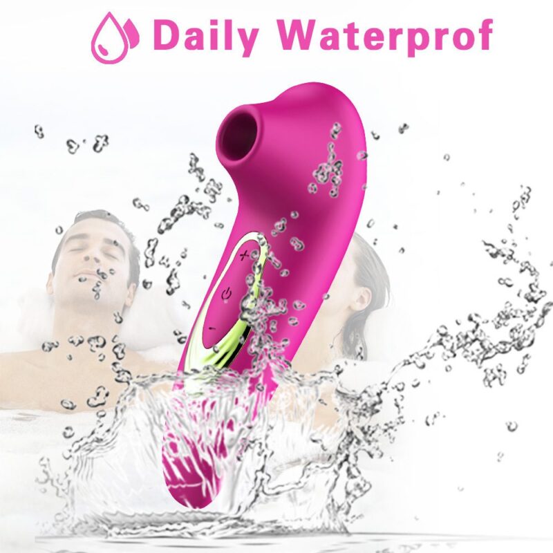 Female 5 Frequency Rose Suction Vibrator For Self Pleasure 7