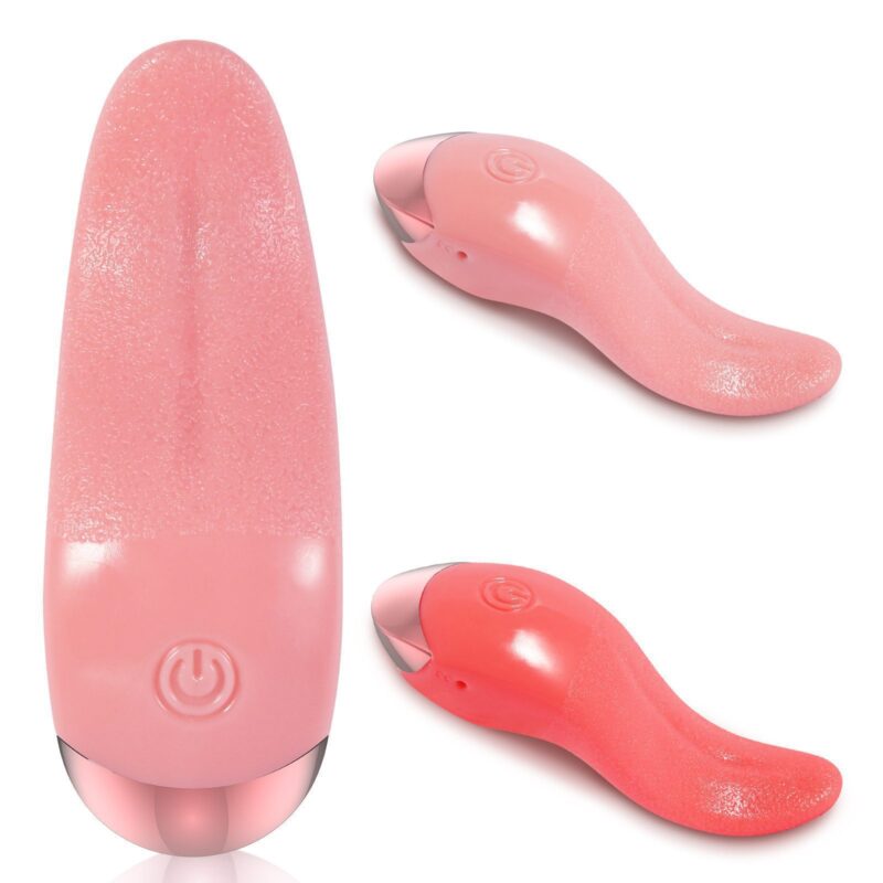 Honey Licking Tongue Adult Female Toy Abstpe Flesh Red Non Imported Button 4