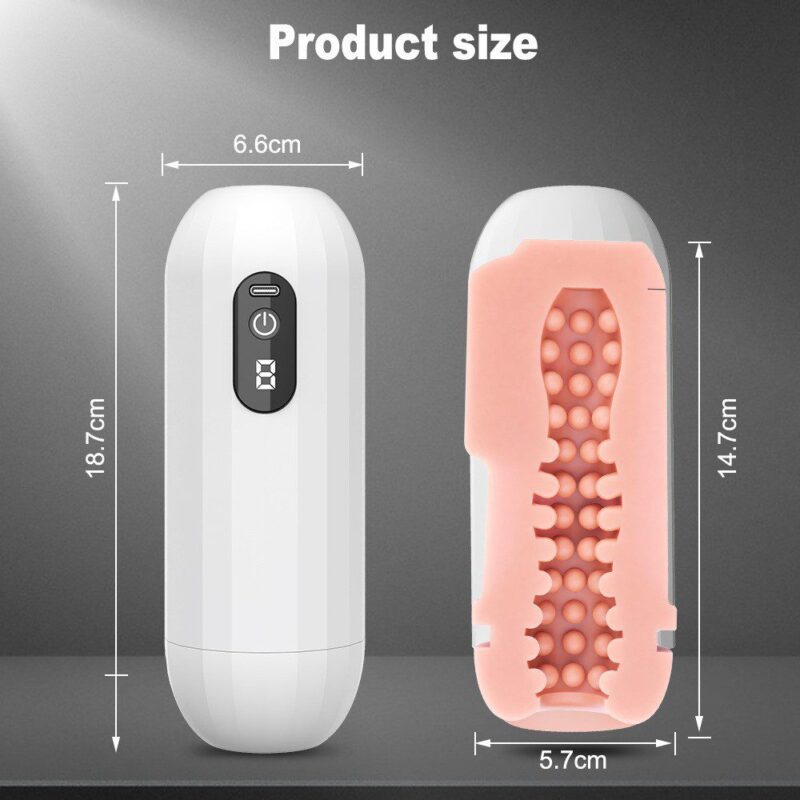 Male Automatic Vibrating Masturbator With Suction And Sound Adult Pleasure Item 3