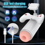 Male Electric Automatic Telescopic Vibrating Suction Masturbator With Phone Video Stand 13