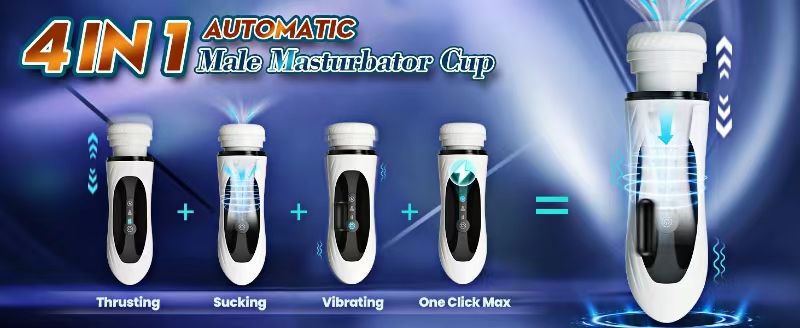 Male Sex Toy With 5 Thrusting 4 Sucking And 7 Vibration Modes 4