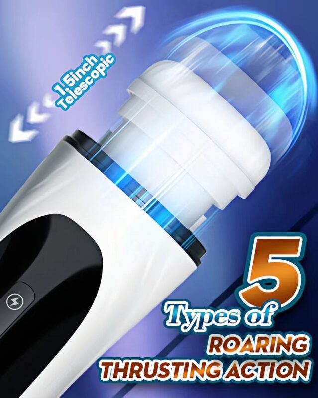 Male Sex Toy With 5 Thrusting 4 Sucking And 7 Vibration Modes 7