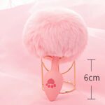 Pink Fluffy Tail Butt Plug For Anal Pleasure And Role Play 4