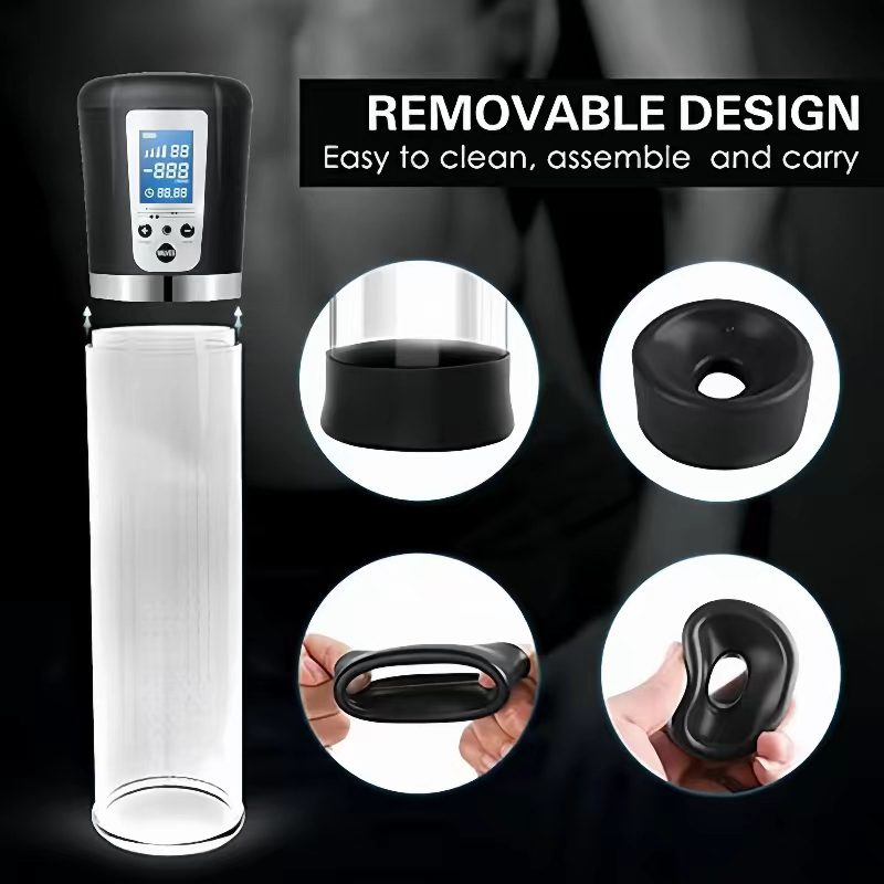 Rechargeable Penis Enlargement Pump 4 Suctions