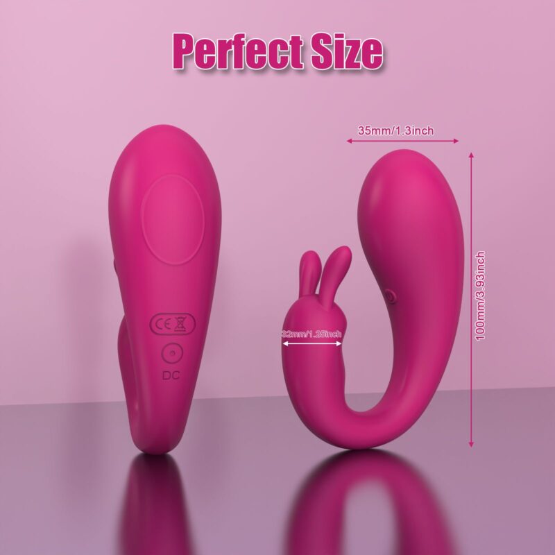 Silent Whisper Rabbit Egg 9 Vibration Smart Massager With App Control