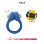 Silicone Penis Long Battle Lock Sperm Ring Vibrator 3