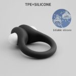 Silicone Penis Long Battle Lock Sperm Ring Vibrator 4