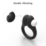 Silicone Penis Long Battle Lock Sperm Ring Vibrator 8