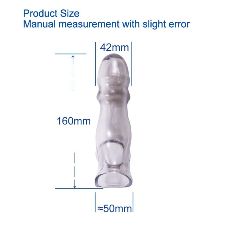 Transparent Crystal Sheath Tpe 160x50mm 5