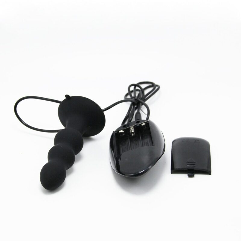 Waterproof 7 Speed Silicone Anal Beads Vibrator With Suction Base 3