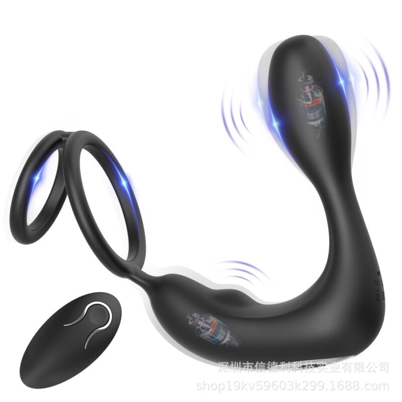 Wireless 3 In 1 Penis Ring Prostate Stim 12 Vibes Body Safe Silicone 6